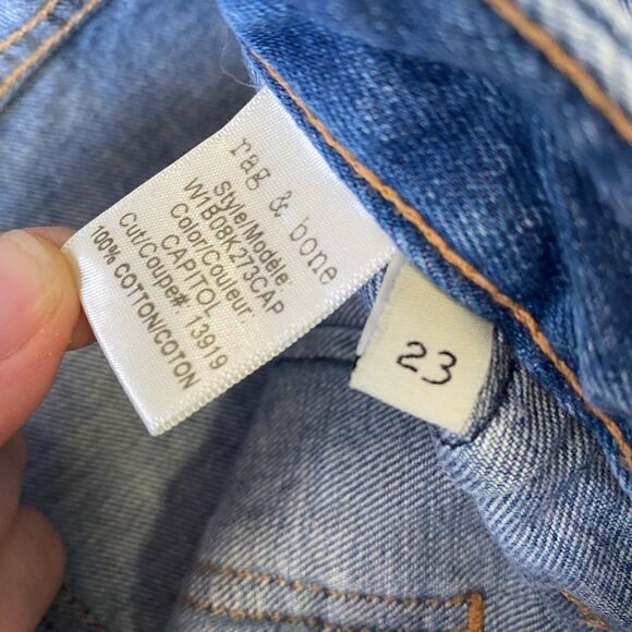 Rag & bone Santa Cruz Mini Skirt denim - Picture 10 of 10